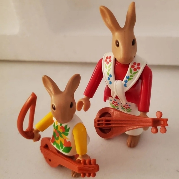 Vintage Playmobil Sets Rabbits Hedgehogs BlueBirds RARE L👀K 🐇🐦🐾 3 Sets - Picture 8 of 12